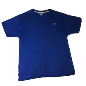 CHAMPION AUTHENTIC SOLID Blue T-SHIRT MENS Large
